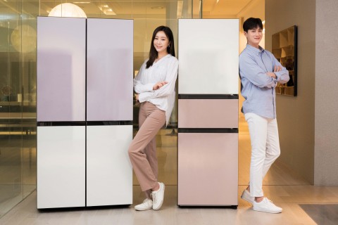 삼성전자가 새로운 제품 타입과 색상을 추가한 맞춤형 냉장고 비스포크를 출시한다 (사진=삼성전자)