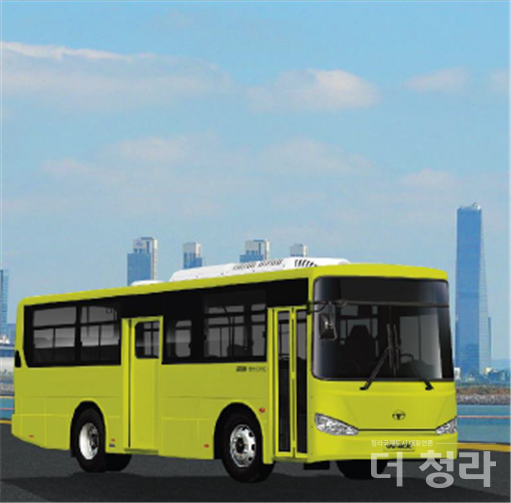 인천e음버스 이미지. 시는 인천e음버스 도색으로 '올리브그린' 색을 채택했다고 밝혔다(자료=인천시)